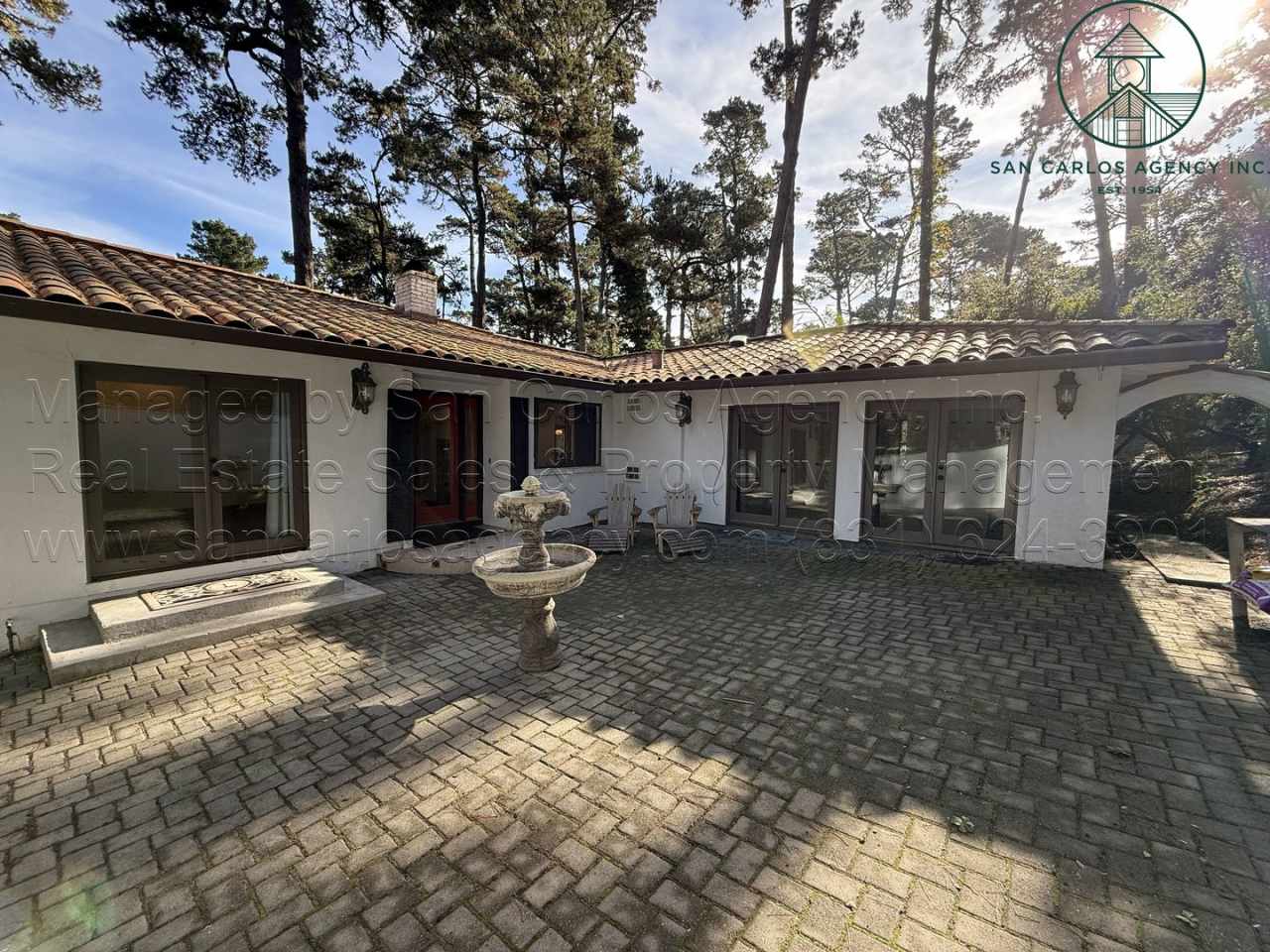 Spacious Three Bedroom Spanish Style Home in Upper Pebble Beach