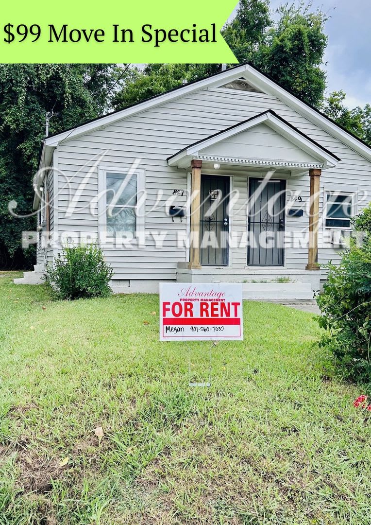 Very Cute Duplex in N. Memphis - $99 Move In Special