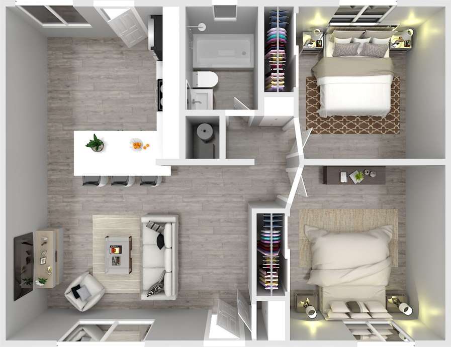 Two Bedroom Luxury Apartment Homes