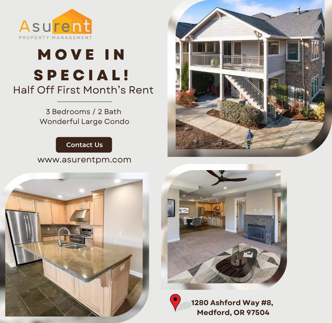 Wonderful Large Condo Available Now! MOVE-IN SPECIAL: Half Off First Month's Rent