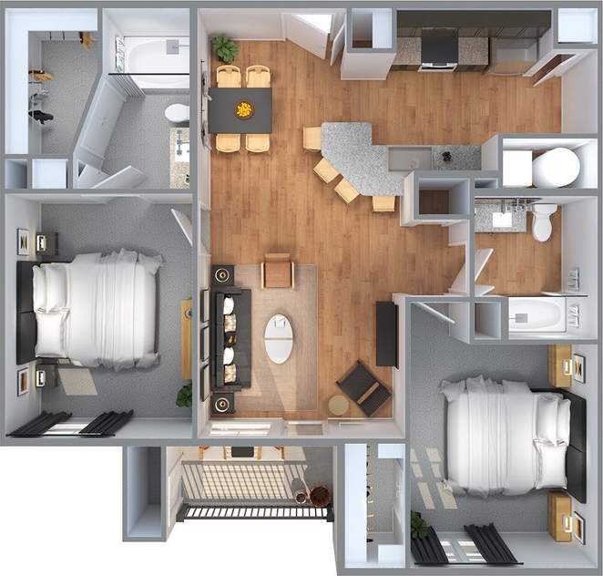 The Fitzroy Village Creek Apartments Sunny