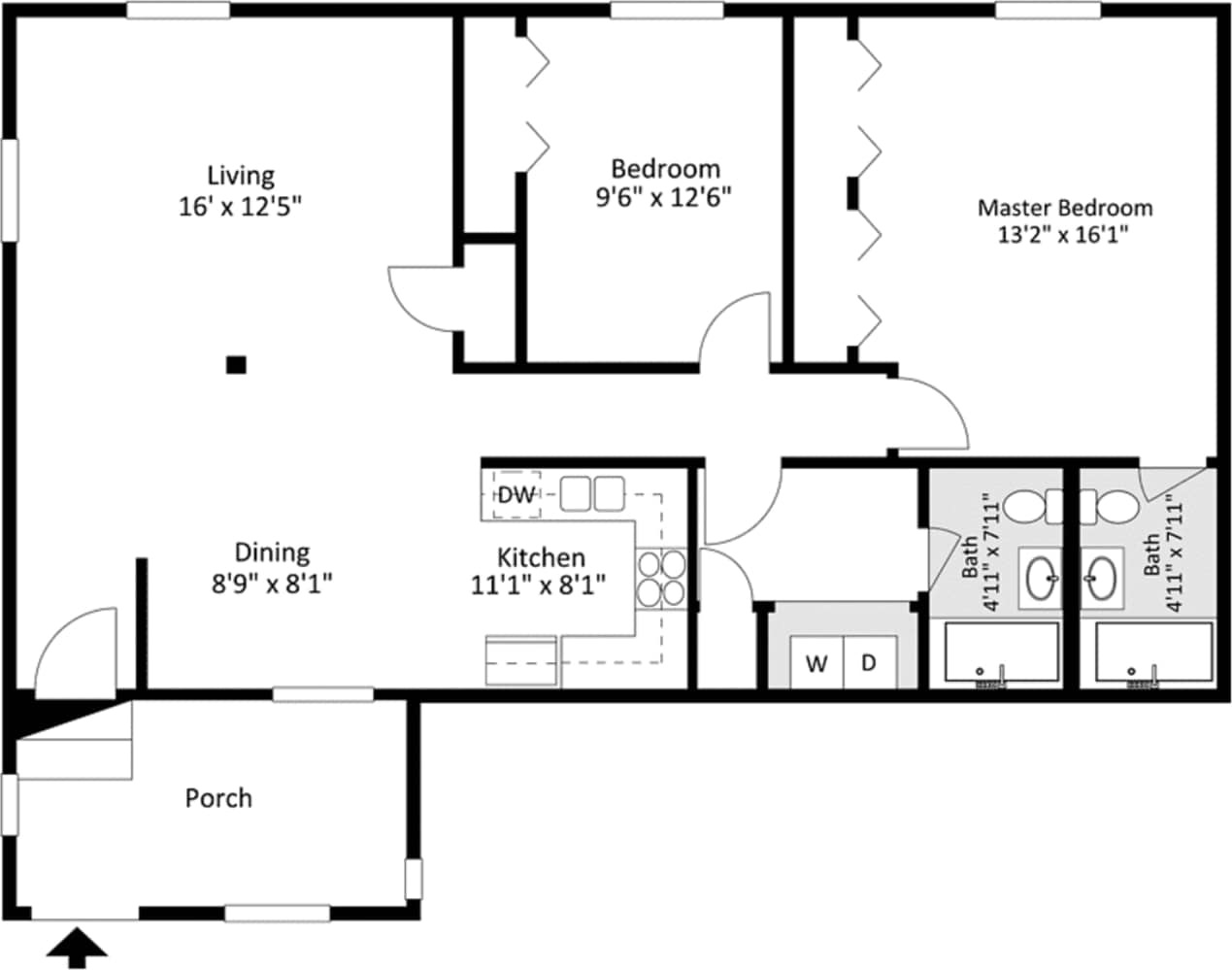Exceptional 2 Bedroom, 2 Bathroom Apartment Living in Boise’s North End!