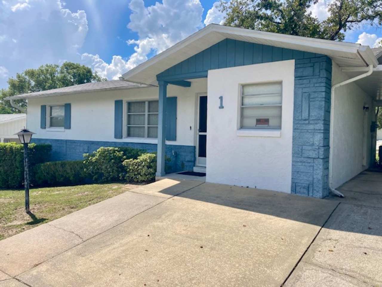 2 bedroom, 1.5 bath home with carport