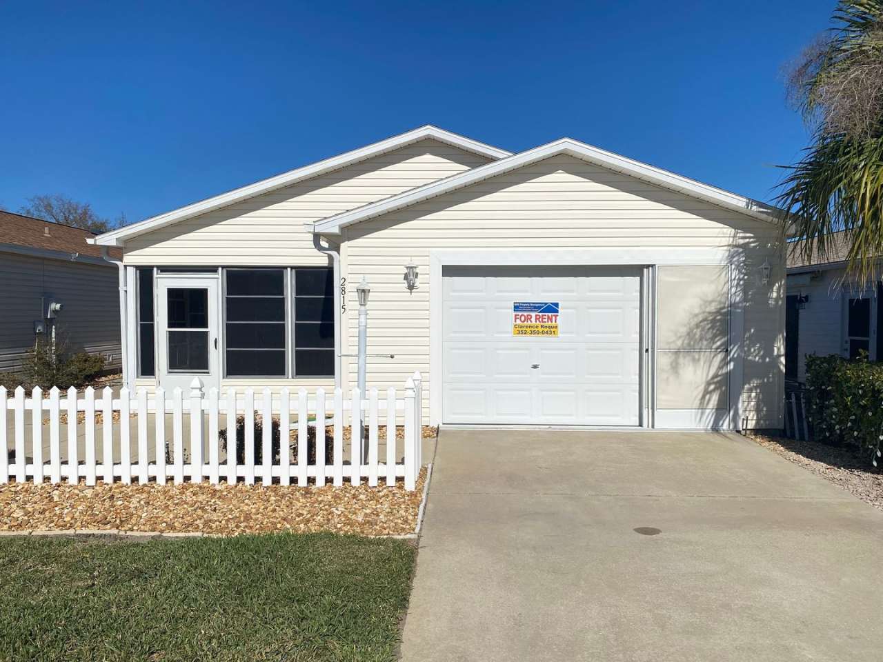 Charming Just Renovated Unfurnished ANNUAL LEASE - 2 Bedroom 2 Bath Patio Villa - Located In The Village of Santiago