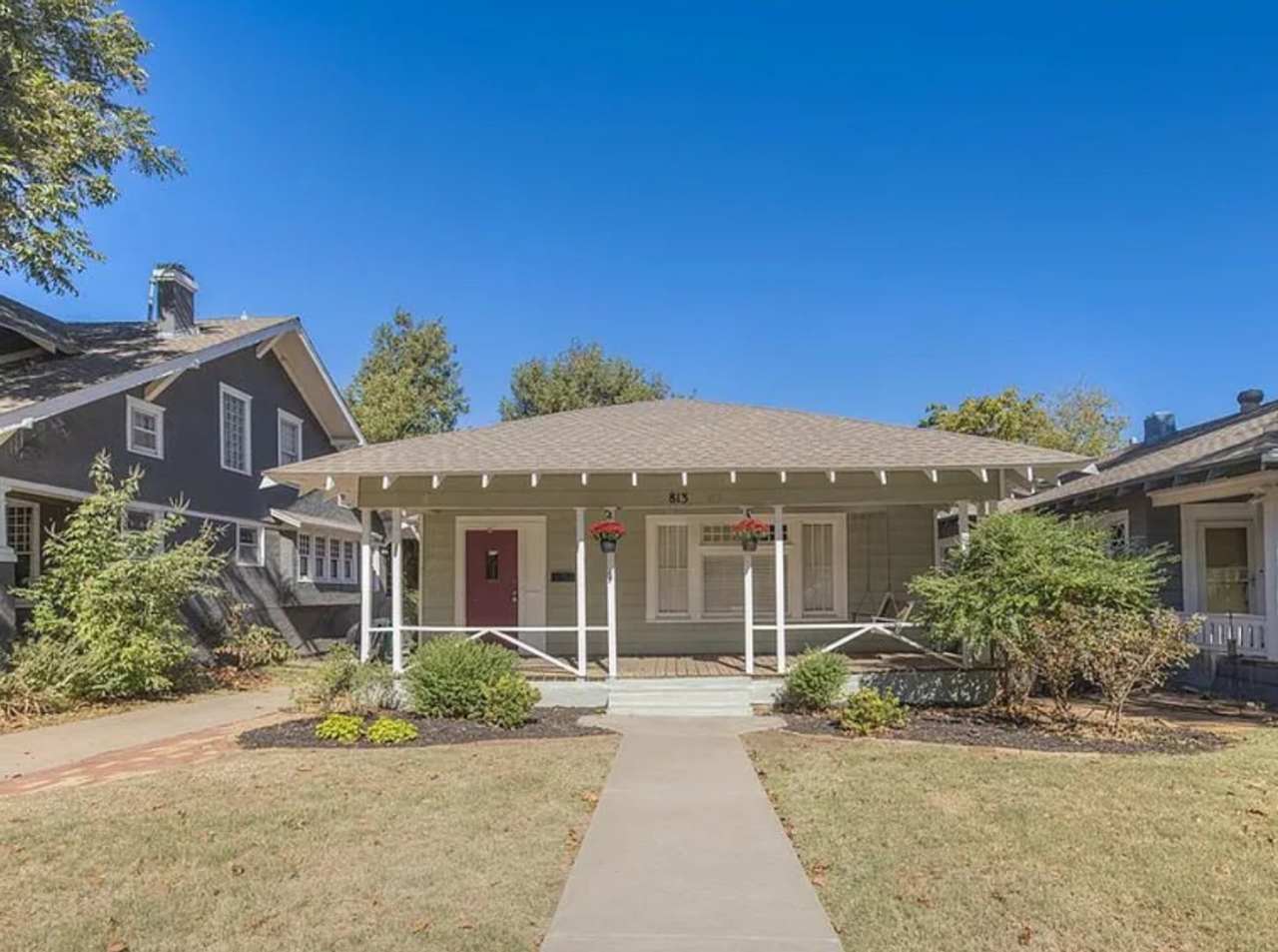 2 bed 2 bath historic remodeled home with an awesome 1bed 1 bath detached apartment! Mesta Park beautiful bungalow! Walk to the popular NW 23rd street area! 1 small dog under 10 pounds