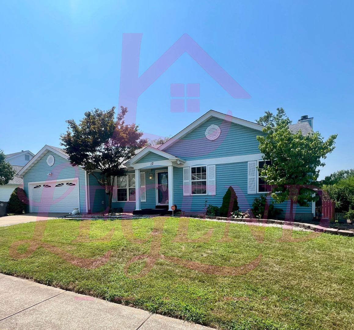 MOVE IN READY - Atrium Ranch for Rent in O'Fallon, MO – 3 Bed, 2.5 Bath with Finished Basement  Fenced Yard!