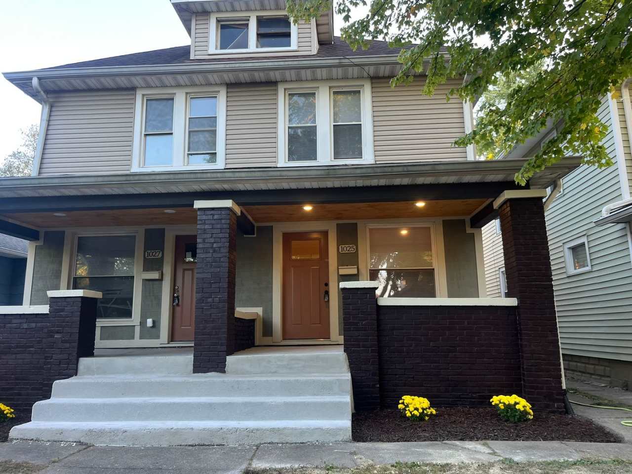 Historic Garfield Park neighborhood with quiet streets and mature trees -