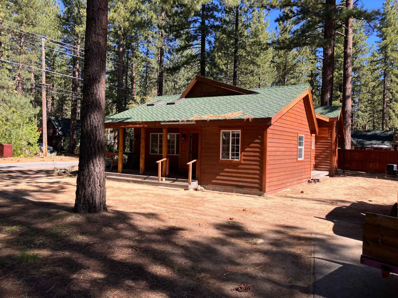 Classic Tahoe Knotty Pine Cabin newly remodeled