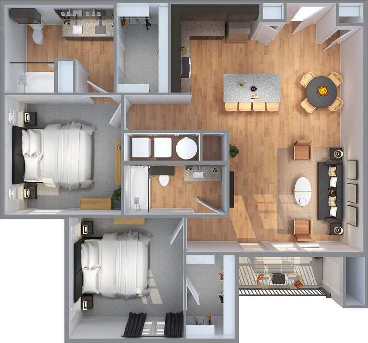 The Fitzroy Village Creek Apartments Sunny