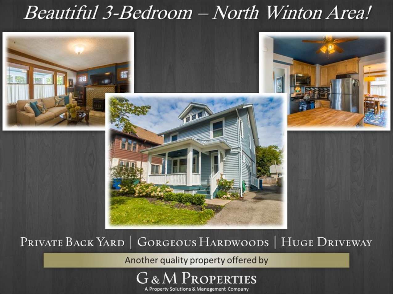 3-Bedroom Rental: Popular North Winton Village Neighborhood!