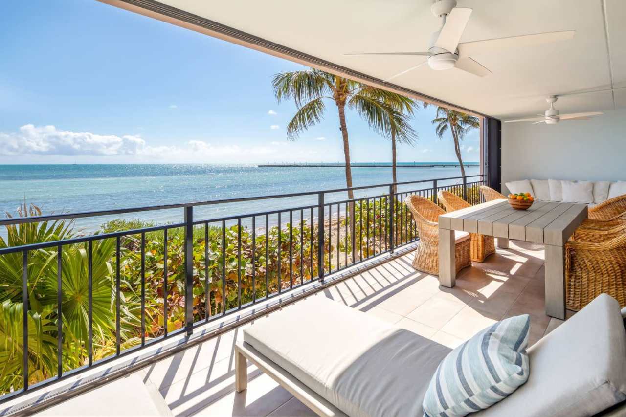 6 Month Rental - Beautiful Ocean Views from this Fully Furnished 2 Bedroom/2 Bath Condo