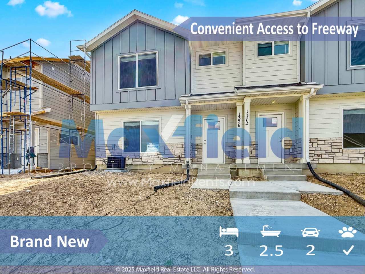 BRAND NEW END UNIT Town House 3BD 2.5BTH 2GAR - SPANISH FORK