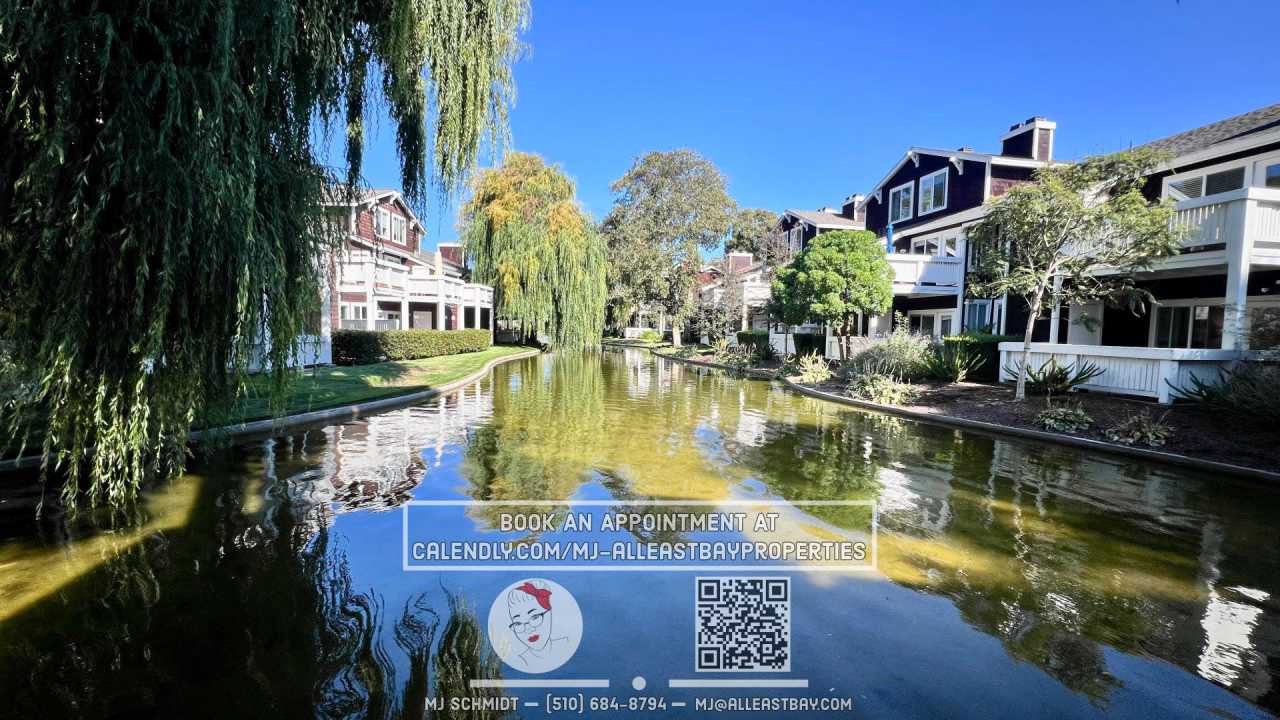 Beautiful 1-bedroom condo nestled in gated community with tranquil waterways running through the community.