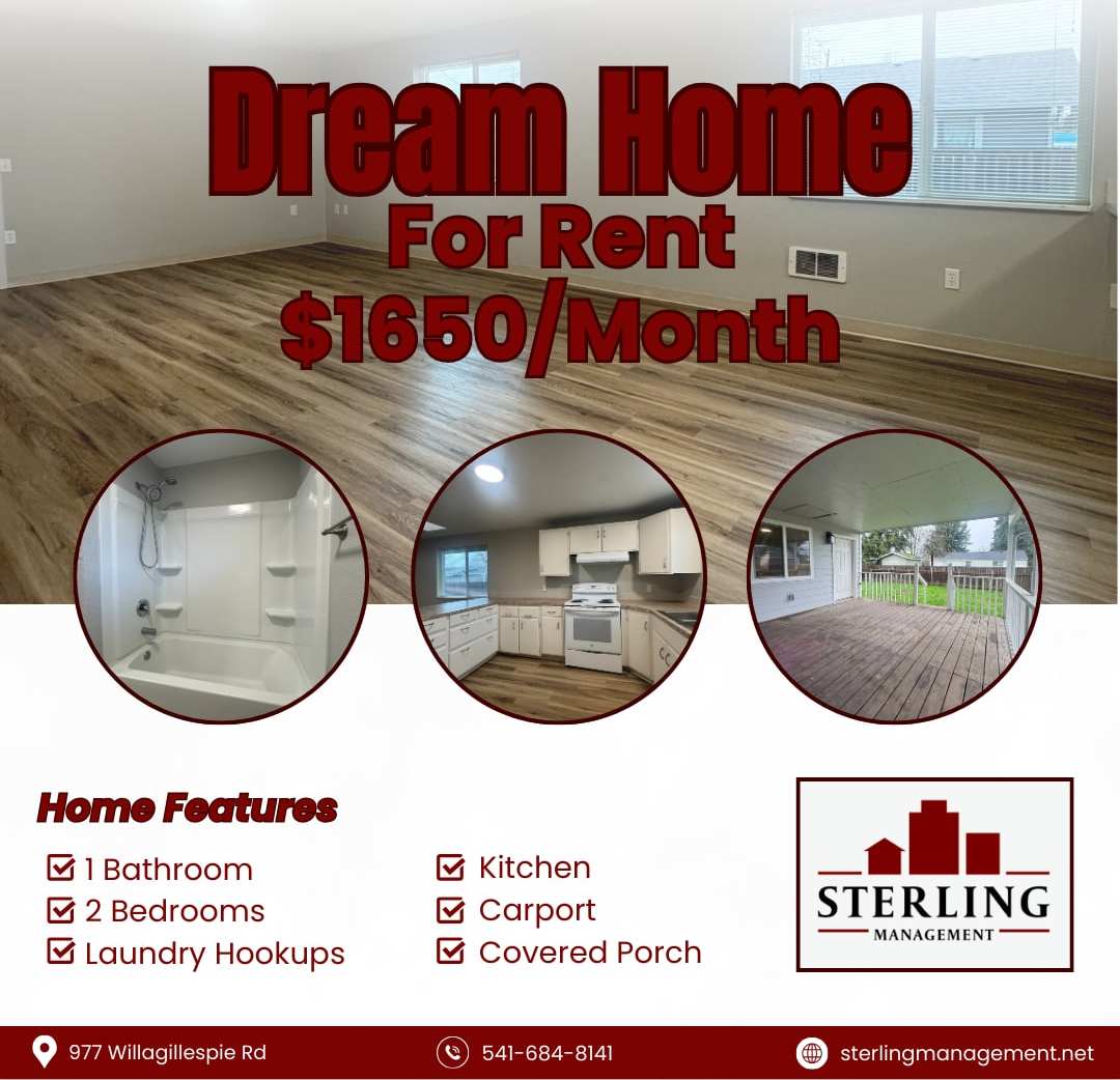 (HUD 414) 2 Bed/1Bath Home