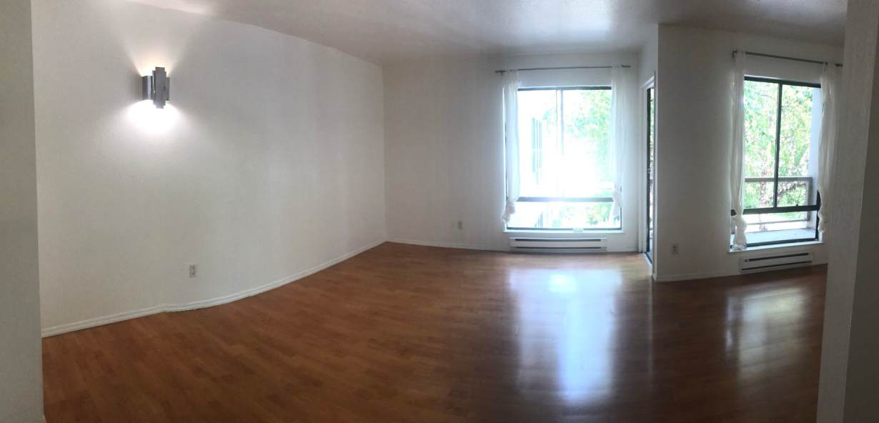 Hidden studio on the 3rd floor with beautiful wood laminate flooring!