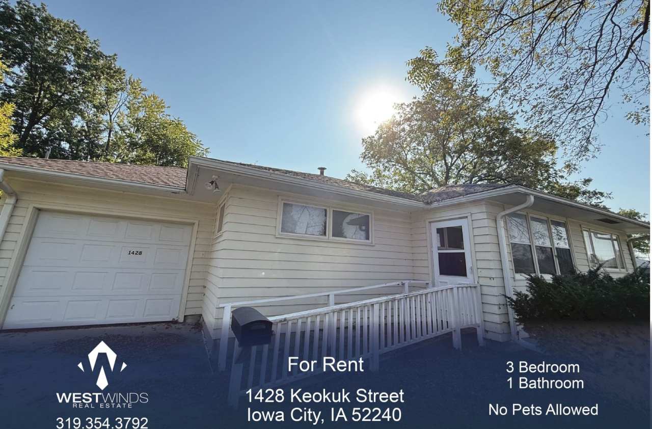 $1,600 | 3 Bedroom, 1 Bathroom House | No Pets | Available for Immediate Move In!