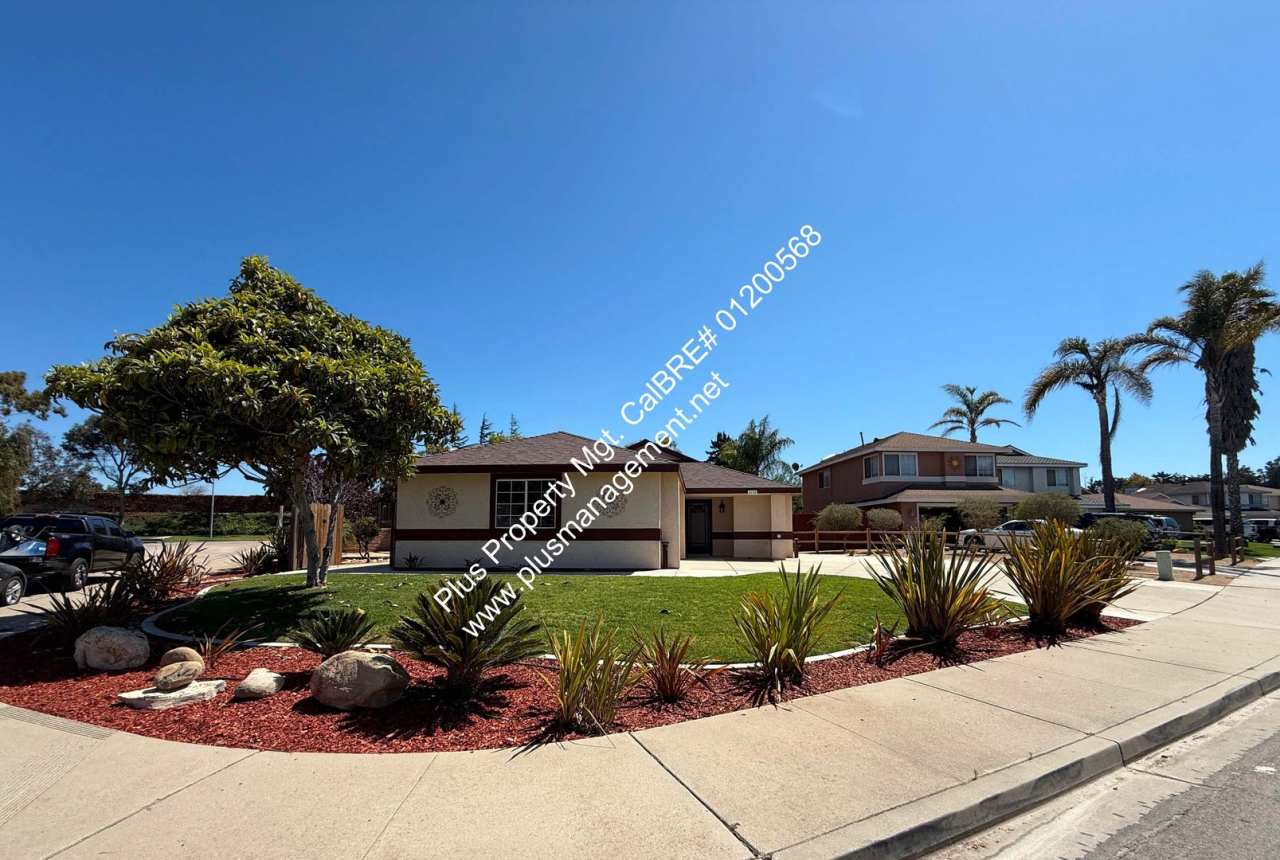Updated Orcutt Single Story Corner Home With Easy Access to VSFB/101 Frwy