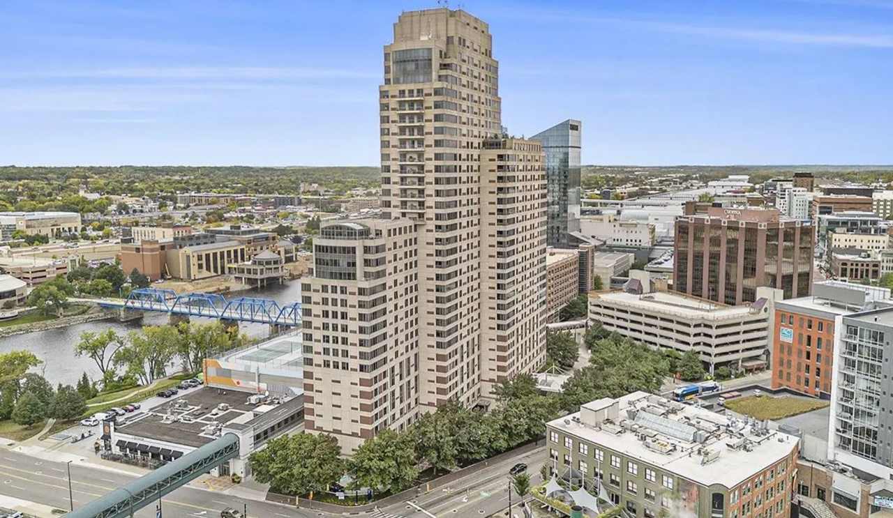Downtown Grand Rapids condo overlooking the Grand River!