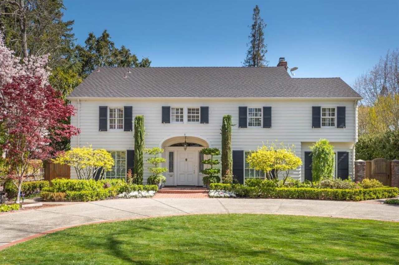Classic Colonial home in the heart of prestigious Old Palo Alto w/ Pool