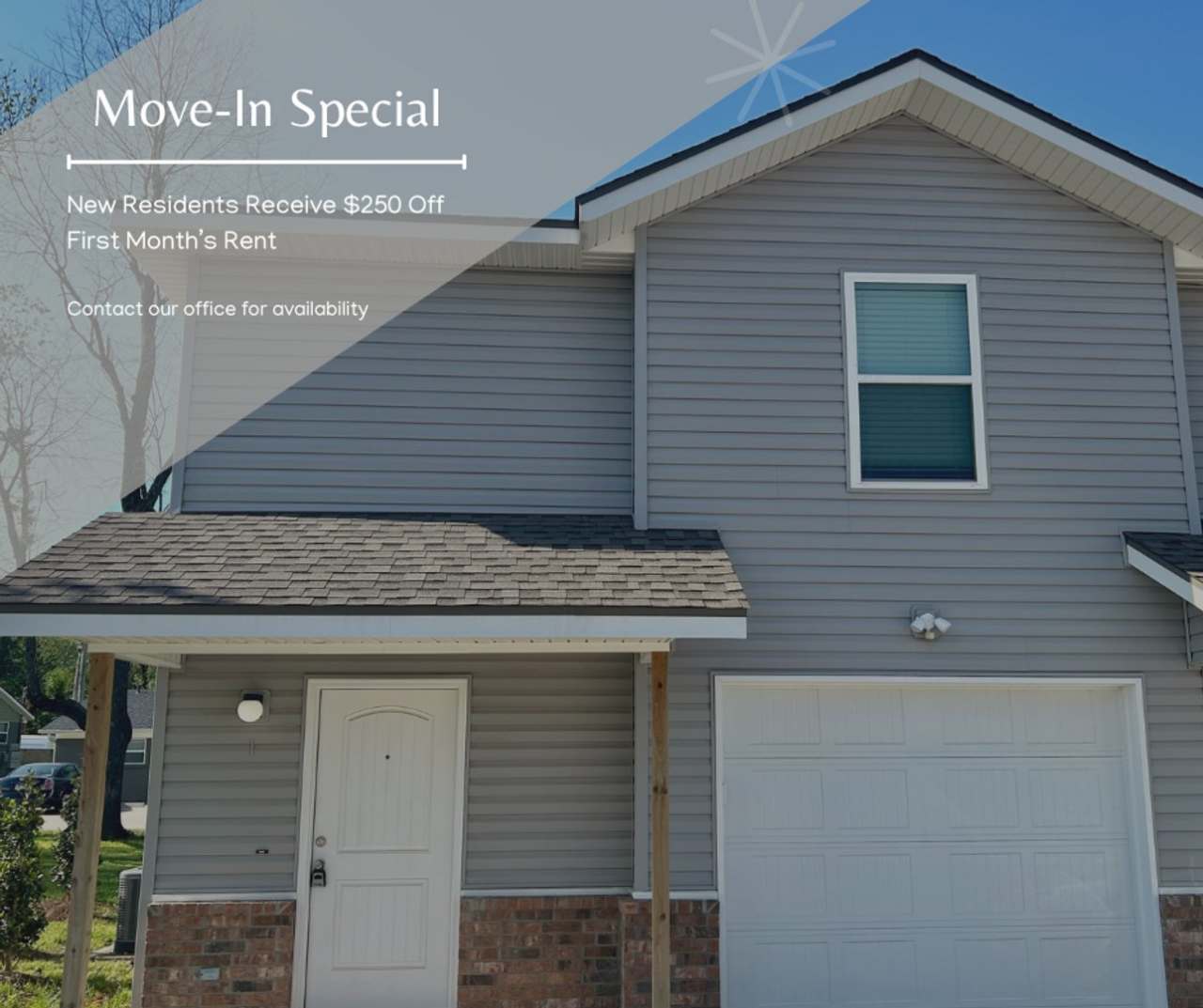 Move-In Special: New Residents Enjoy $250 Off First Month's Rent ✨