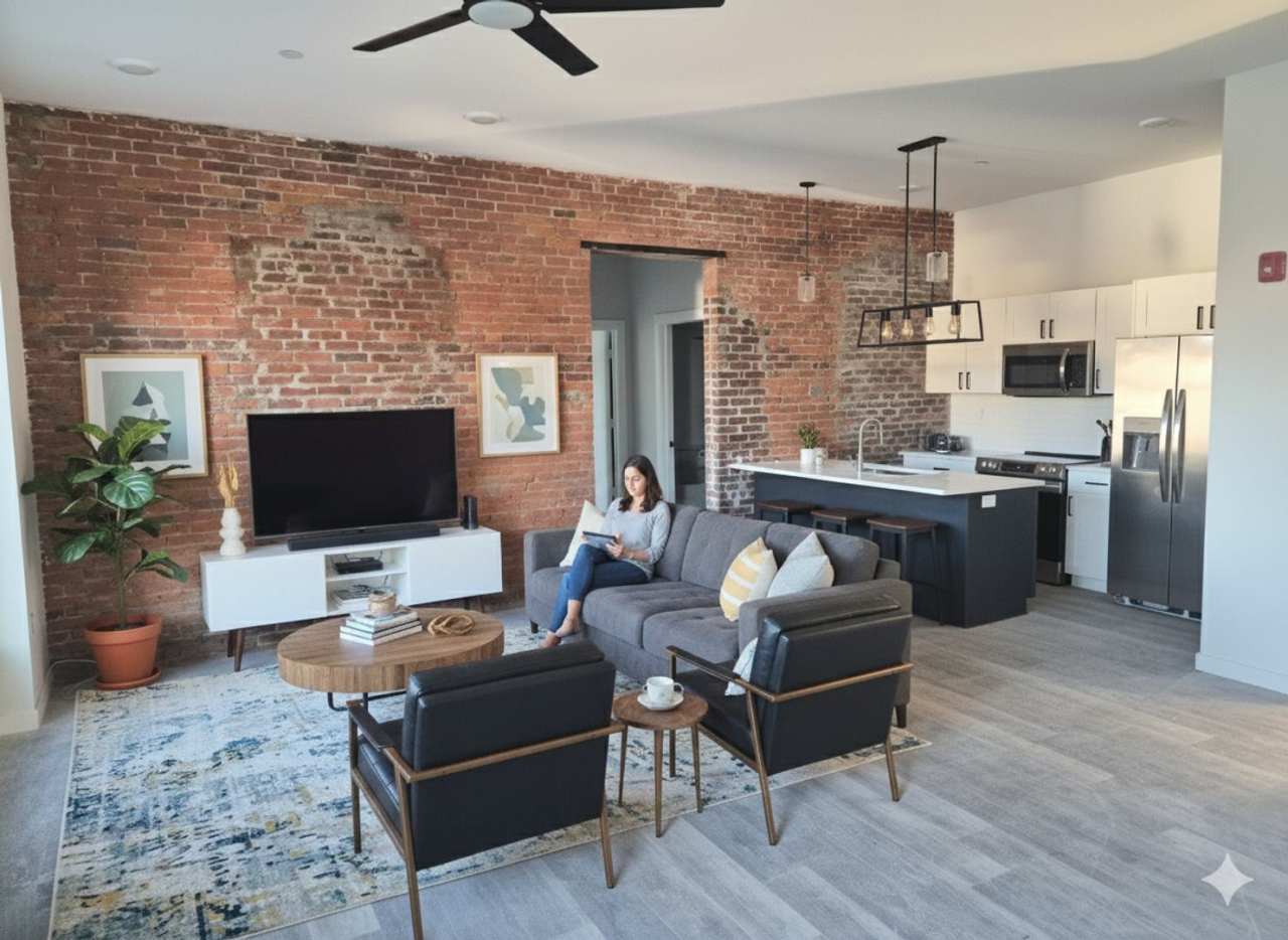 Downtown Claremont newly re-developed brick building with 2 Bed Luxury units, pet friendly!