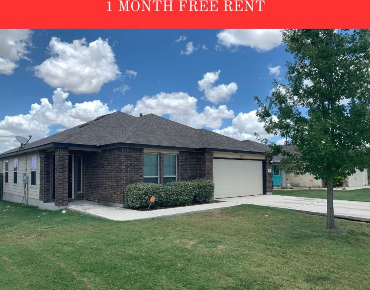 3/2/2 In Lonesome Dove Subdivision / Community Playground  Park/ Gas Cooking/ Fenced in Yard / No Carpet / NBISD *One month free rent*