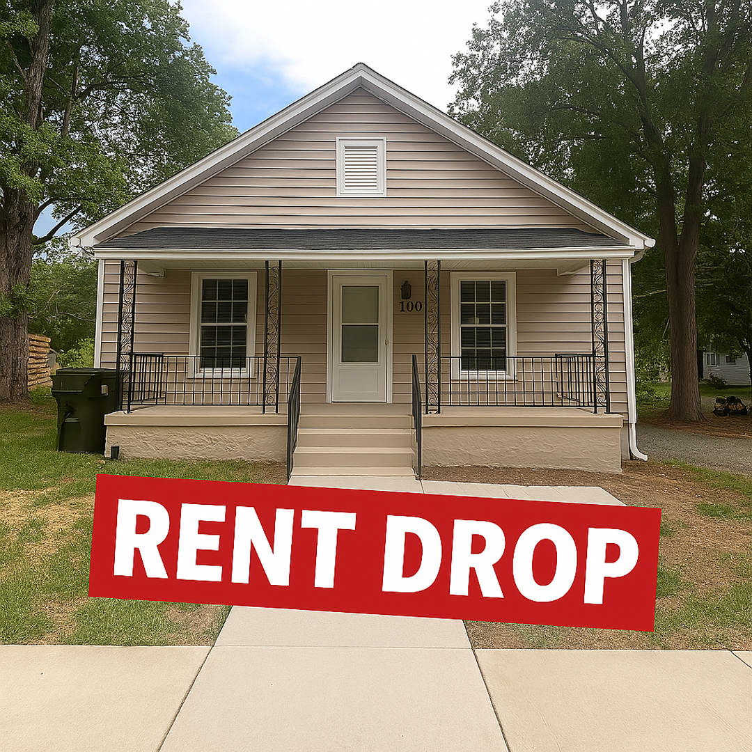 Freshly updated two bedroom, 1 bath house in Burlington