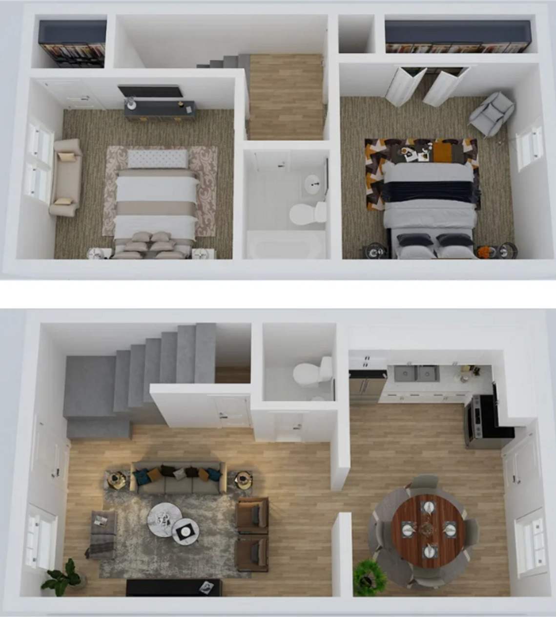 Spacious, affordable two bedroom townhouse in a great location in Charlotte!