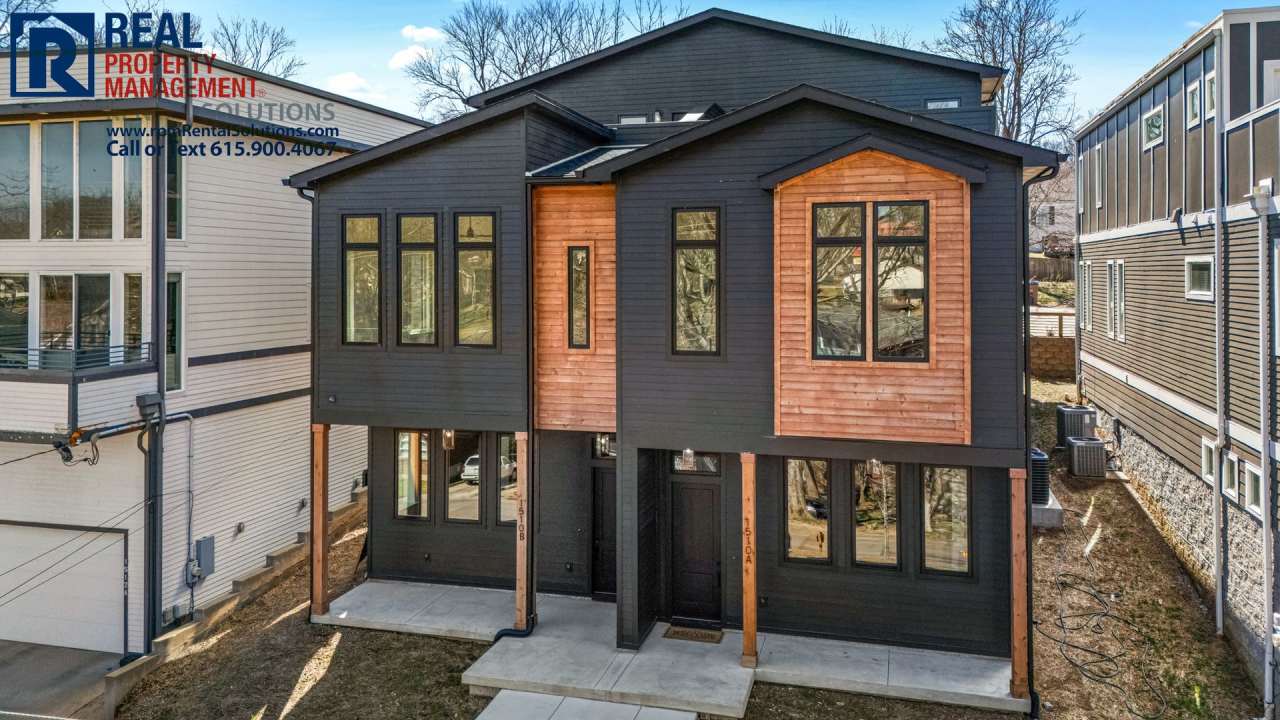 Brand new luxury townhome in East Nashville- Fully Furnished!! Attached garage and covered deck!