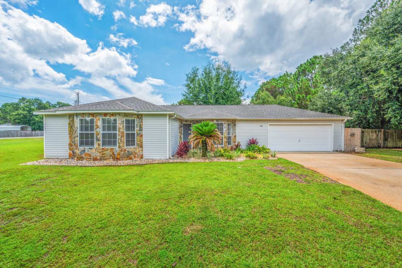 Stylish Ranch-Style Home with Office, Oversized Backyard  Designer Touches