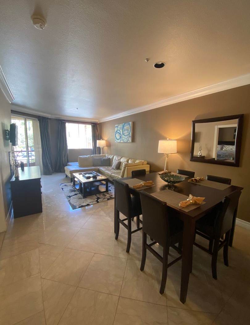 Fully furnished 2 bedroom unit in 24/7 guard gated community