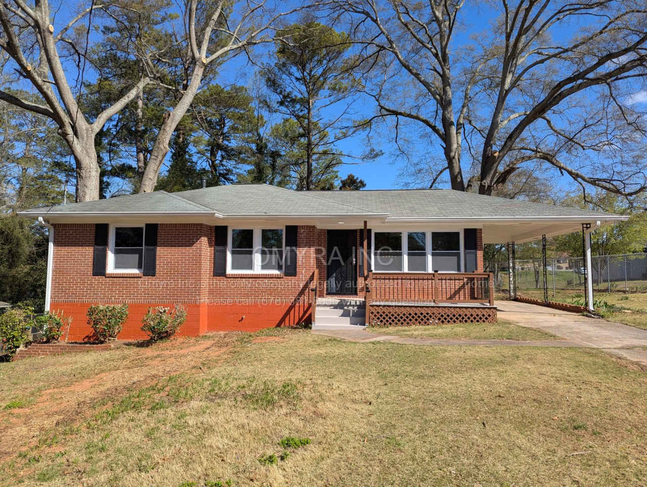 Newly Renovated 3 Bedroom House in Decatur with a Fenced-in Yard!