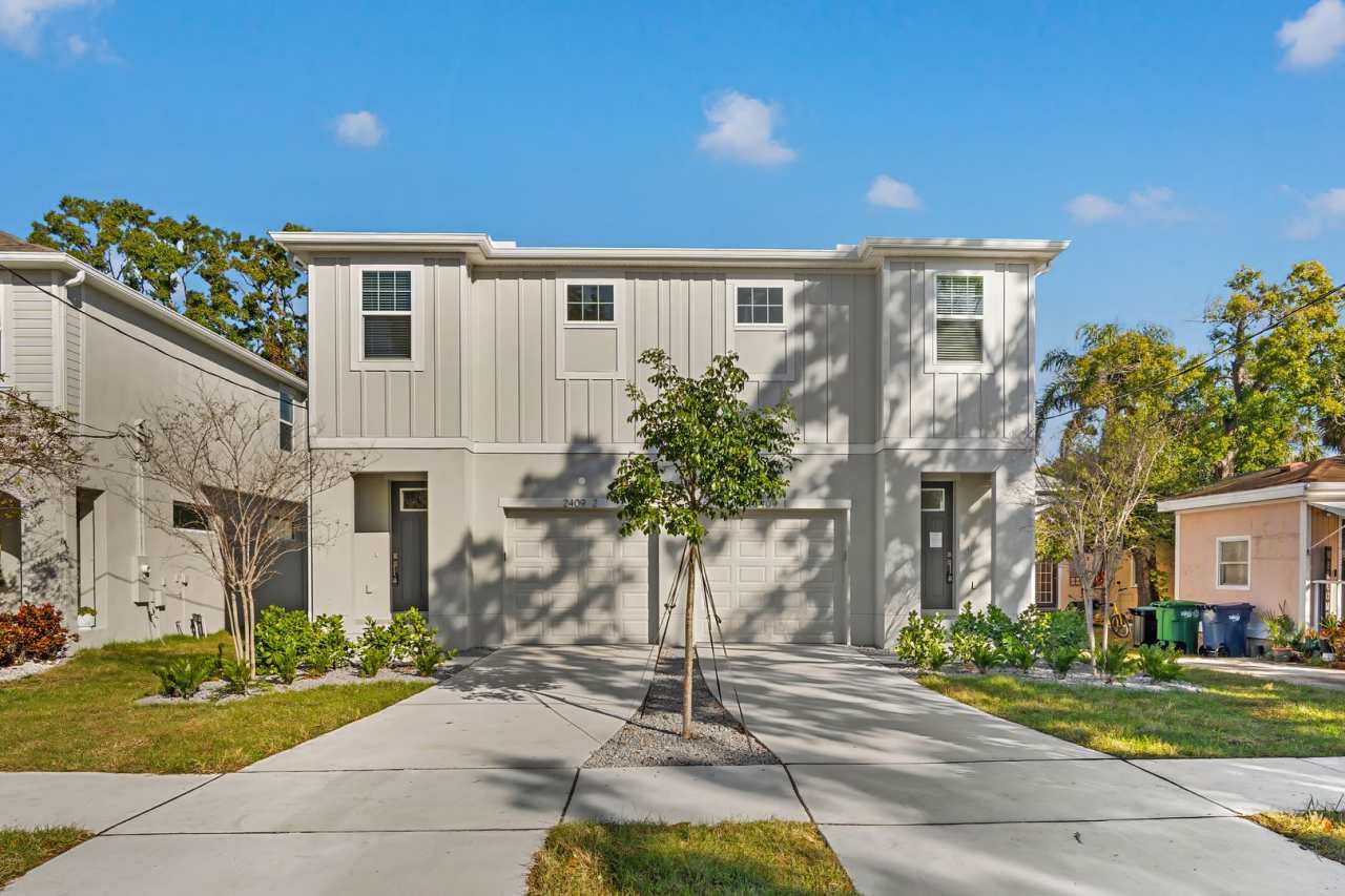 Brand New 3BR/2.5BA South Tampa Townhome with one car attached garage.