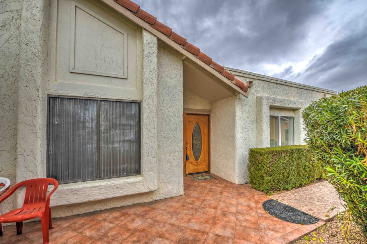 Perfect home for enjoying your winter in Arizona. 2 bed 2 bath on the 14th fairway of Heron Lakes golf course. All in Leisure World a 45+ active adult resort community. Available April through September 2025  November 9, 2025 ongoing!!