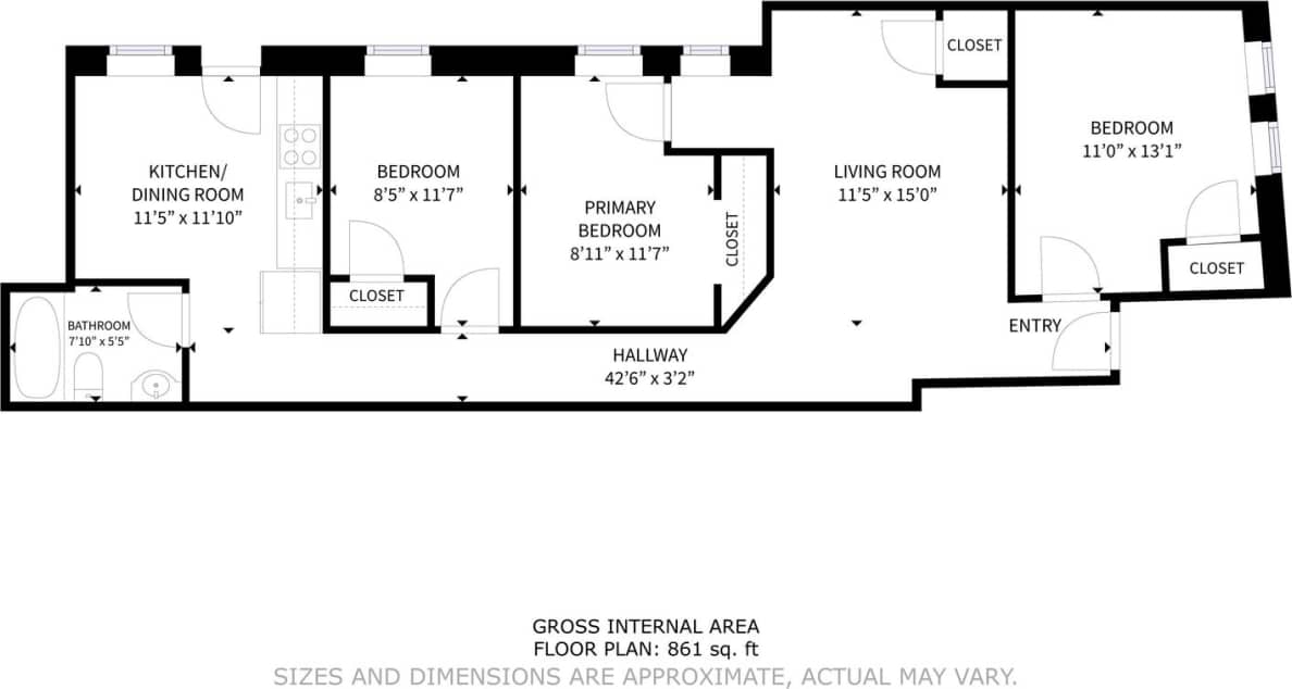 Nice 3 bed in South End