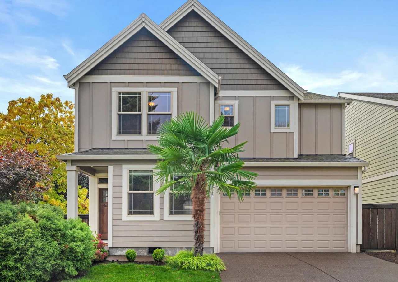 Stylish Beaverton Home with Built-ins, Open Layout  Private Backyard