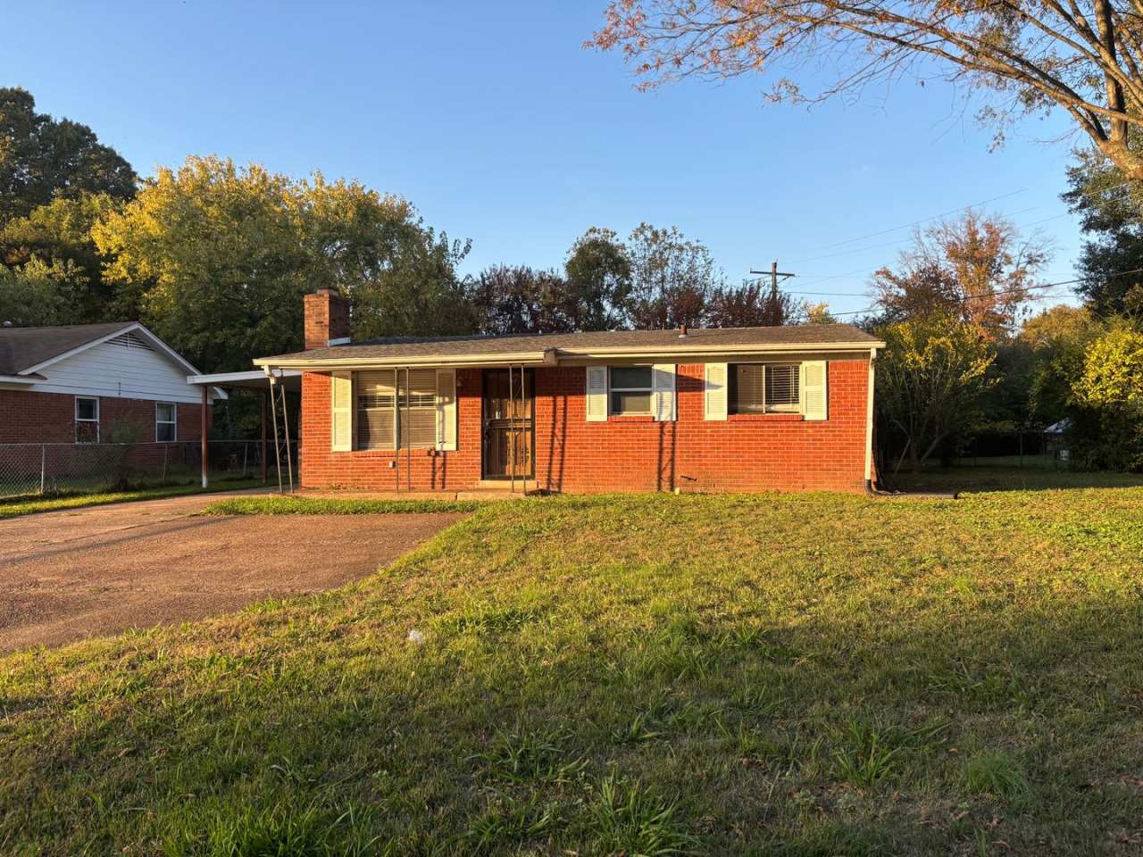 3 bedroom, 1 bath with covered carport parking