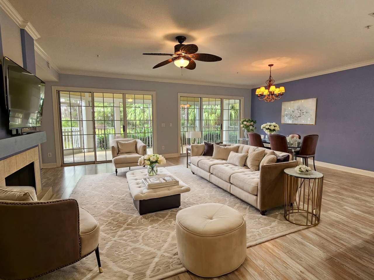 Spacious 3BR/3BA Ground-Floor Condo with Water Views  Resort Amenities