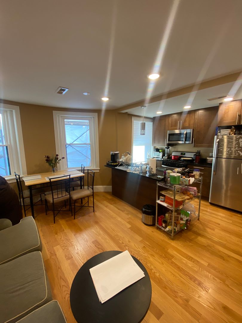 Renovated Brookline Village 4 bed/2 Bath on Linden St. Porch, AC, Laundry in Unit, Pets Welcome