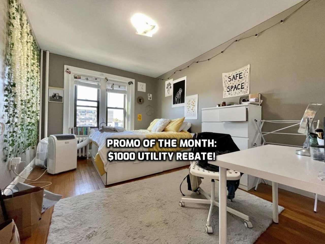 $1,000 Utility Rebate Promo! See YT Video! Fantastic Duplex Near BU! Cat Friendly! XL with large Rooms and Spiral Staircase