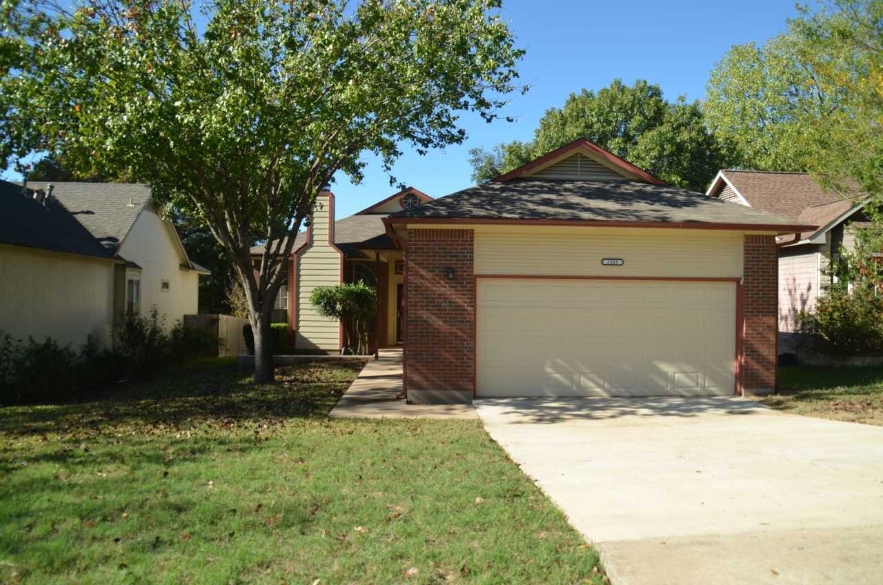 The newly remodeled 3 bedroom and 2 bath single-story home for rent in Wells Branch, Austin, back to the park, great curb appeal.