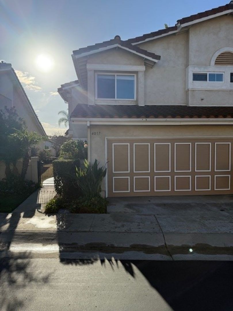 Beautiful 3 bedroom 2 1/2 bath single family home with yard  2 car garage in La Jolla Colony $4600/month 1 year lease