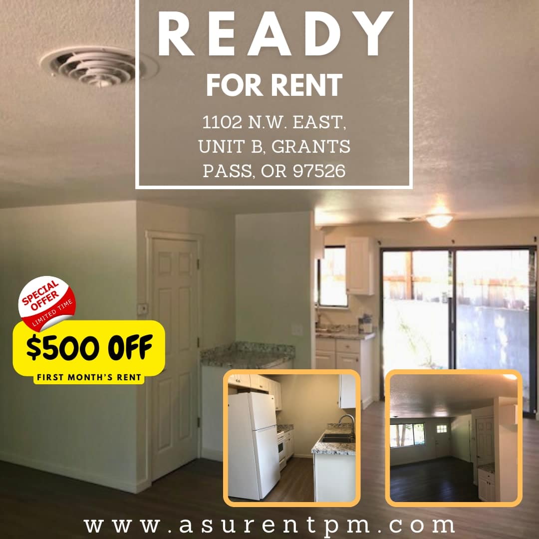 $500 off first months rent. Fully Remodeled Duplex Available Now!