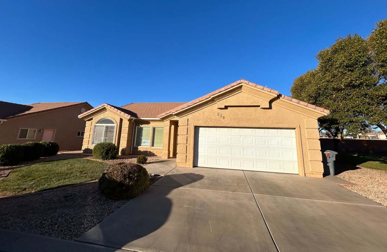 Fenced in backyard in a 3 bedroom 2 bath home!