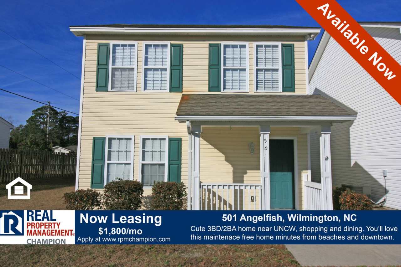 Cute 3 BD/2 BA Townhome Style Near UNCW