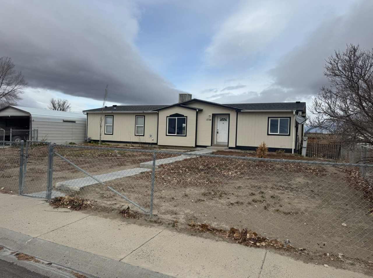 3 bedroom 2.5 bath home with fenced yard and garage