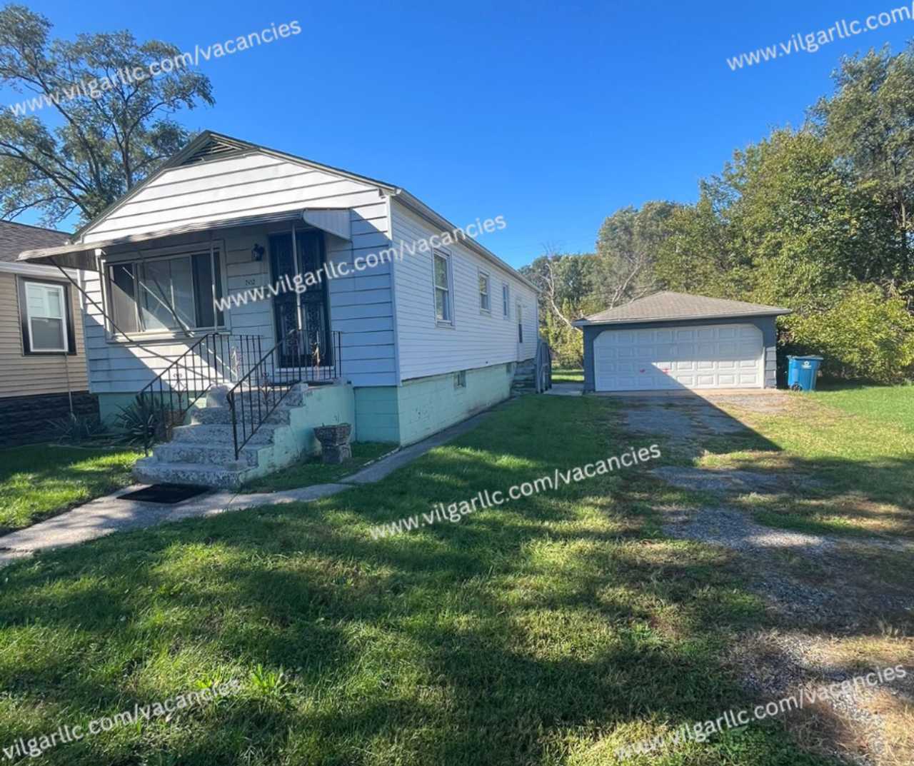 2 large bedrooms  1 newly updated bathroom home in Gary, IN