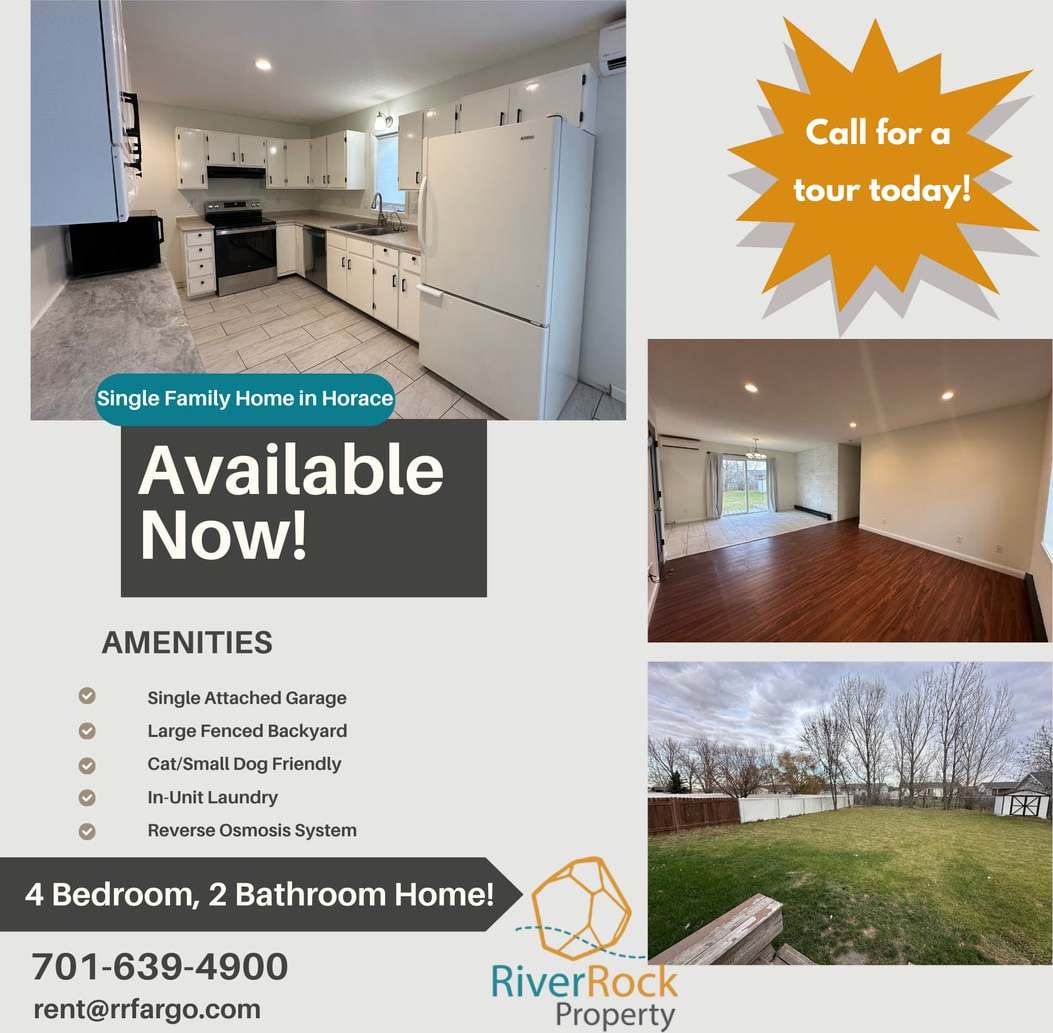 1 Month Free on an 13-Month Lease - 4 Bedroom Home with Fully Fenced In Large Backyard!