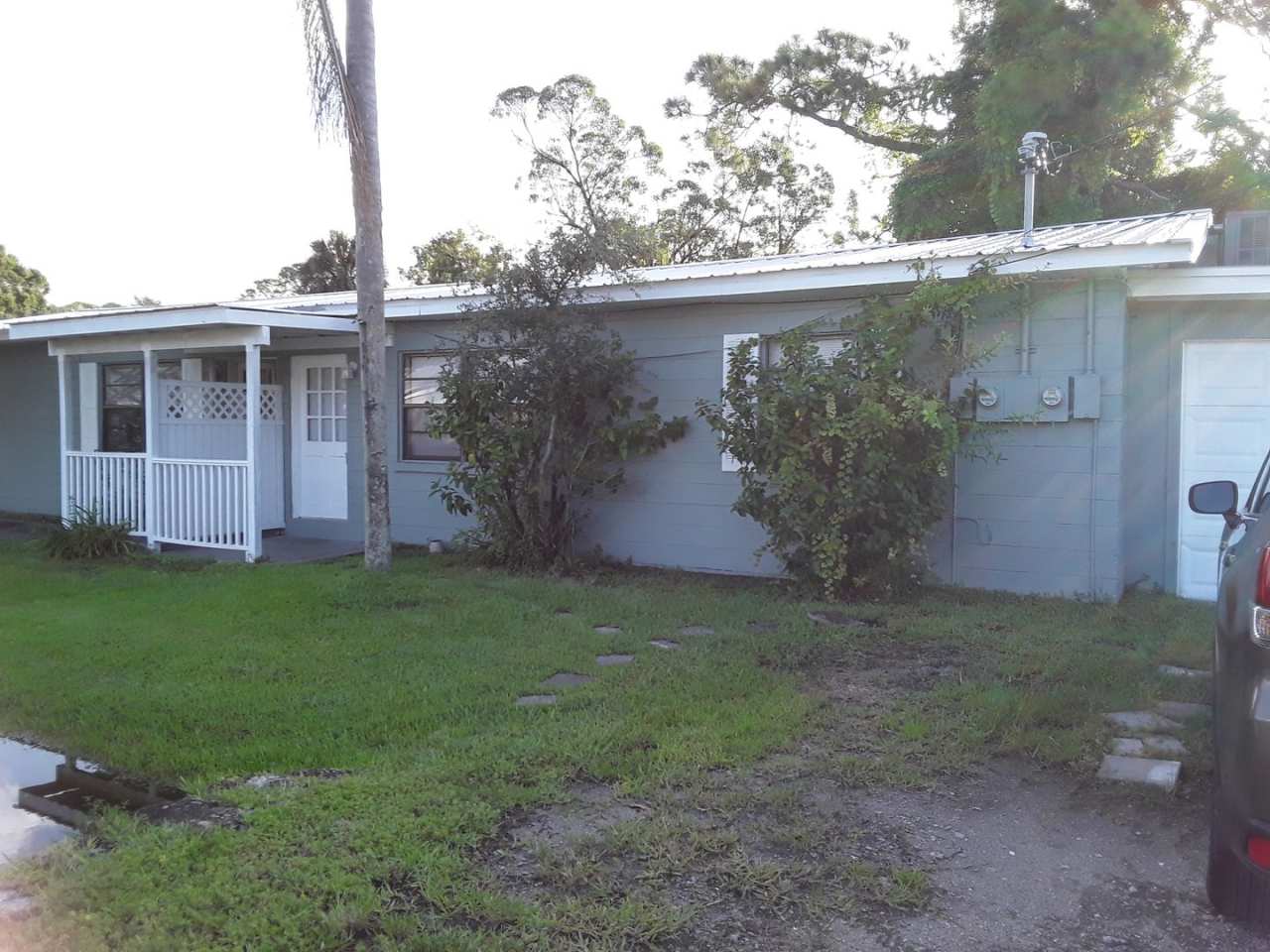 Great location two bedroom one bath with a garage