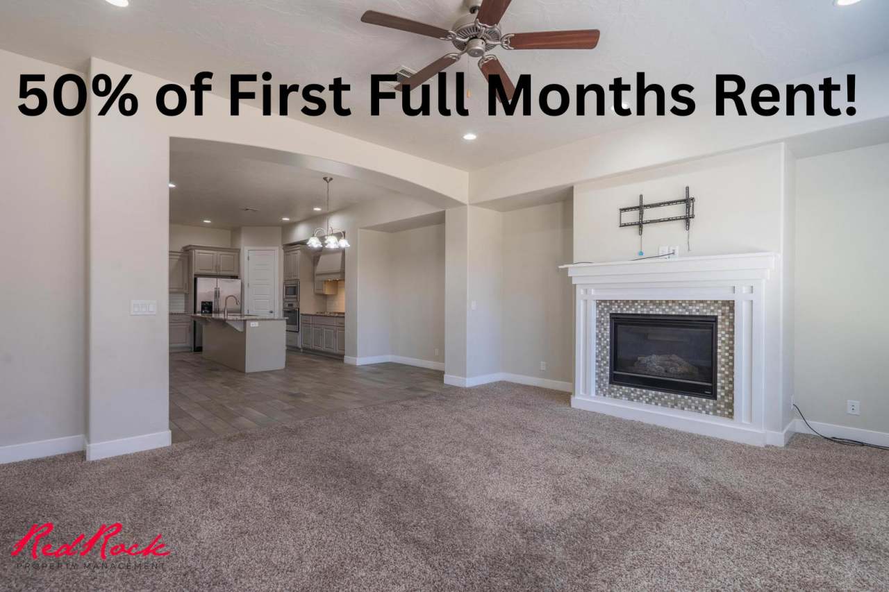 Pet Friendly 4 Bedroom Home in Coral Canyon! 50% off First Full Months Rent!